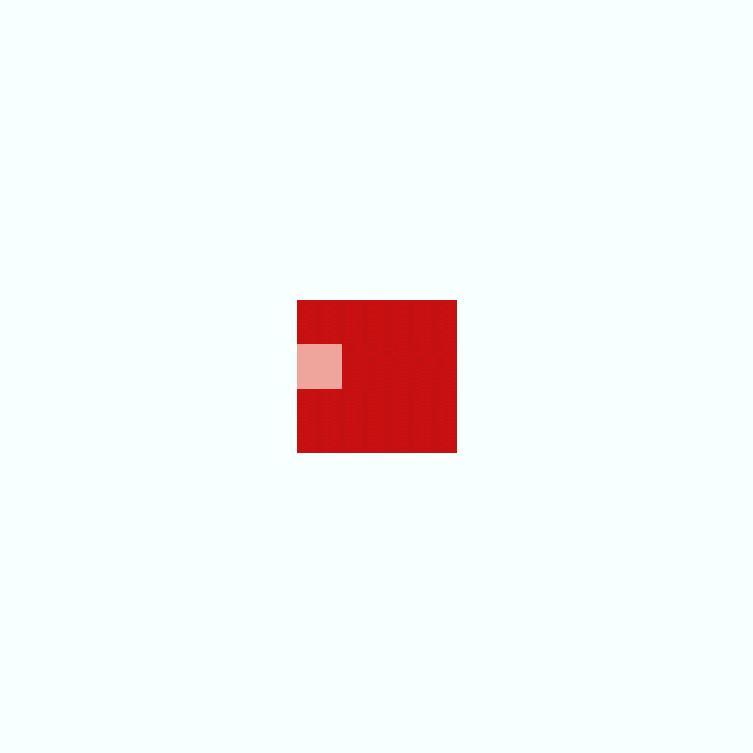 A gif image of a pixelated apple A gif of a pixelated visual turning into an apple graphic, that represents knowledge growth.